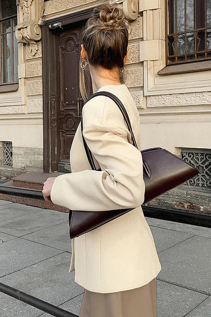 Seorin Cream Tailored Blazer