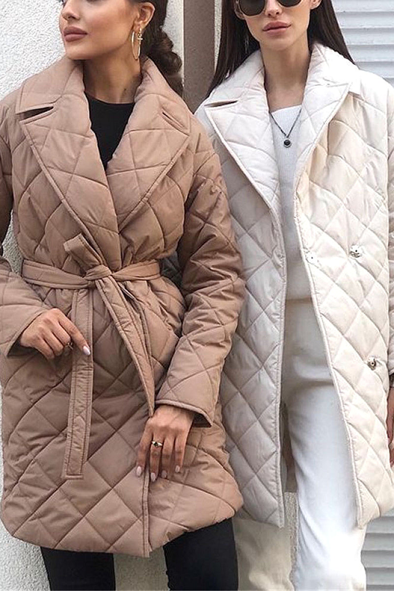 Suji Quilted Mid-Length Coat