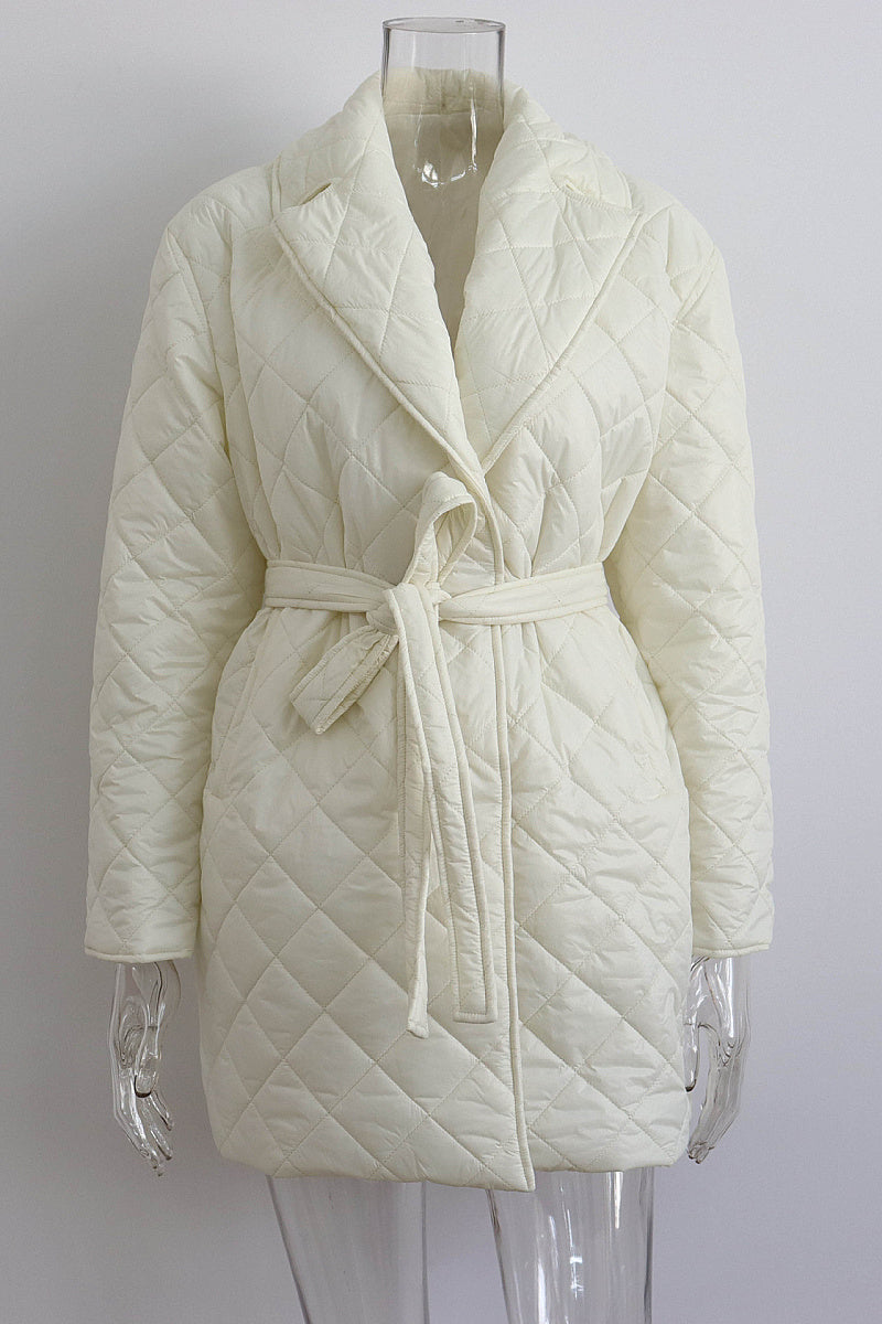 Suji Quilted Mid-Length Coat