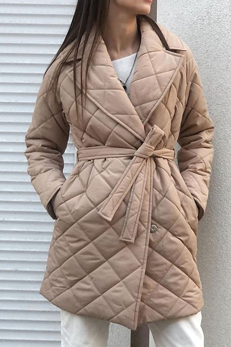 Suji Quilted Mid-Length Coat